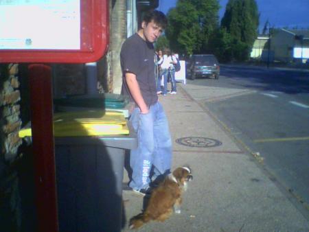 mon couz et mon chien